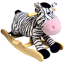 Charm Co. Zany Zebra Rocker