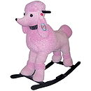 Charm Co. Pink Poodle Rocker