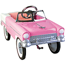 Charm Co. 55 Classic Pink Metal Pedal Car
