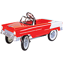 Charm Co. 55 Classic Red Metal Pedal Car