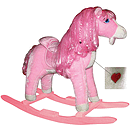 Charm Co. Pink Horse Rocker - With Sound