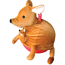 Charm Co. Brown Kangaroo Hopper Ball
