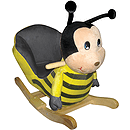 Charm Co. Rocking Black Bee with Seat