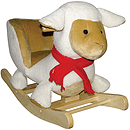 Charm Co. Rocking Sheep with Seat
