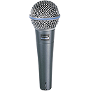 Shure Beta 58 Supercardioid Dynamic Vocal Microphone