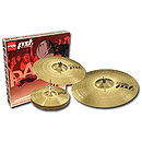 Paiste PST3 Universal Cymbal Pack - 14" hi-hats, 16" crash, 20" ride