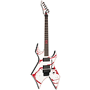 B.C. Rich Joey Jordison Signature Edition Warlock Electric Guitar, White with Blood Splatter