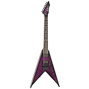 B.C. Rich Jr. V 7 String Electric Guitar, Transparent Purple