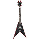 B.C. Rich Jr. V Icon Pat O'Brien Signature Electric Guitar, Onyx with Red Painted Bevels