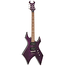 B.C. Rich Warlock Revenge Electric Guitar, Trans Purple