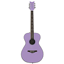 Daisy Rock Pixie Acoustic Guitar - Pixie Purple