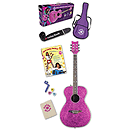 Daisy Rock Pixie Acoustic Guitar Starter Pack - Pink Sparkle