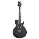 Daisy Rock Wildwood 3/4-size Acoustic Guitar - Rainbow Sparkle
