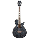 Daisy Rock Wildwood Acoustic-Electric Guitar - Rainbow Sparkle