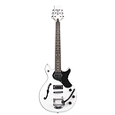 Daisy Rock Stardust Retro-H De-Luxe Guitar - White Lightning