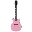 Daisy Rock Stardust Elite Rebel Guitar - Sheena Pink