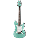 Daisy Rock Rebel Rockit Supernova Guitar - Galaxy Green