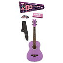 Daisy Rock Junior Miss Children's Acoustic Guitar Starter Pack, Purple
