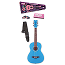 Daisy Rock Junior Miss Acoustic Short Scale Guitar Starter Pack - Cotton Candy Blue