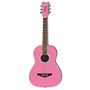 Daisy Rock Junior Miss Acoustic Short Scale Left Handed Guitar- Bubblegum
