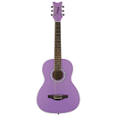 Daisy Rock Junior Miss Acoustic Short Scale Guitar - Popsicle Purple