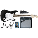 Squier® Stop Dreaming, Start Playing™ Guitar Pack - Affinity Strat® with 15-watt Amp - Black