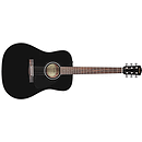 Fender CD-60 Steel-string Dreadnought Acoustic Guitar with case - Black