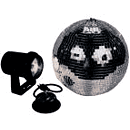 American DJ M-100L 8" Mirror Ball Package