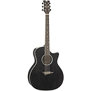 Dean Exotica FM Acoustic-Electric Guitar - Trans Black