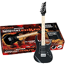 Ibanez Jumpstart IJM21 Children's Electric Guitar Starter Pack (for age 7-11) - Black Night, Maple Fretboard