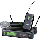 Shure SLX124/85/SM58 UHF Wireless Combo Mic System
