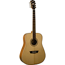Washburn WD10S WD10 Series Solid-top Dreadnought Acoustic Guitar - Natural
