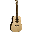 Washburn WD20S WD20 Series Solid-top Dreadnought Acoustic Guitar - Natural