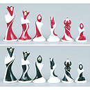 Fame Art Deco 3.5" Chessmen