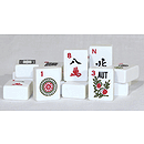 Fame Mah Jongg Tiles - Solid White