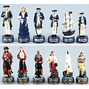 Fame Pirates vs Navy 3.25" Chessmen