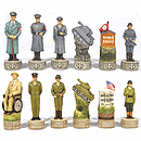Fame World War II 3.25" Chessmen