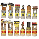 Fame Santa Fe Train 3.25" Chessmen