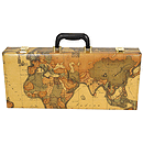 Fame Mah Jongg Set - World Map Case