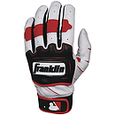 Franklin Sports MLB Tectonic Batting Glove Pair - Pearl/Red - Large