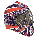 Franklin Sports NHL New York Rangers SX Pro GFM 1000 Street Hockey Goalie Mask