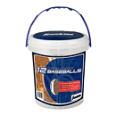 Franklin Sports MLB Official League Baseball Bucket w/12 Baseballs