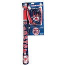 Franklin Sports MLB Boston Red Sox Soft Sport Bat, Ball & Glove Set