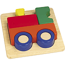 GuideCraft Primary Puzzle - Train
