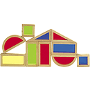 GuideCraft Rainbow Blocks Set - 10 Pcs.
