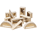 GuideCraft Mirror Blocks Set - 10 Pcs