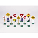 GuideCraft 7" Block Play Traffic Signs