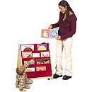 GuideCraft 2 Sided Canvas Book Display