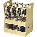 GuideCraft Stacking Audio Storage Units