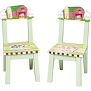 GuideCraft Farmhouse Extra Chairs (Set of 2)